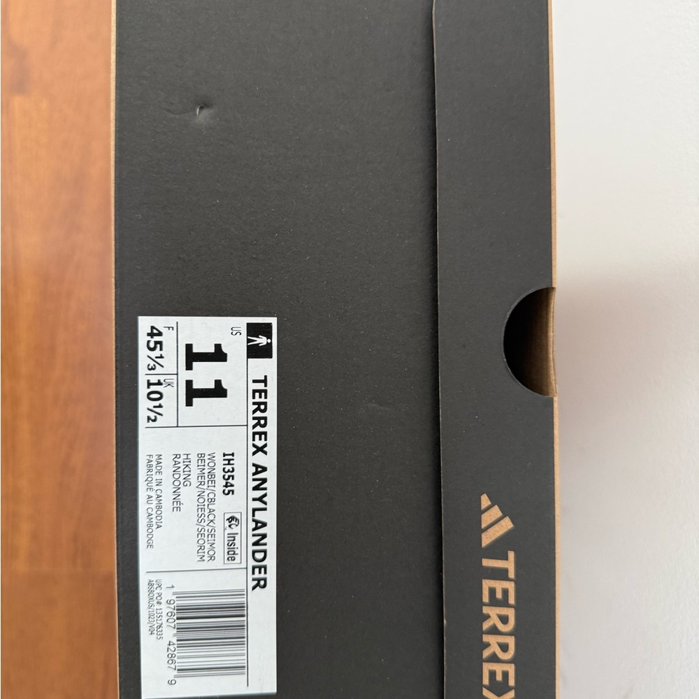 Adidas Terrex Anylander Men's Shoes - Black and Beige - Picture 4 of 4